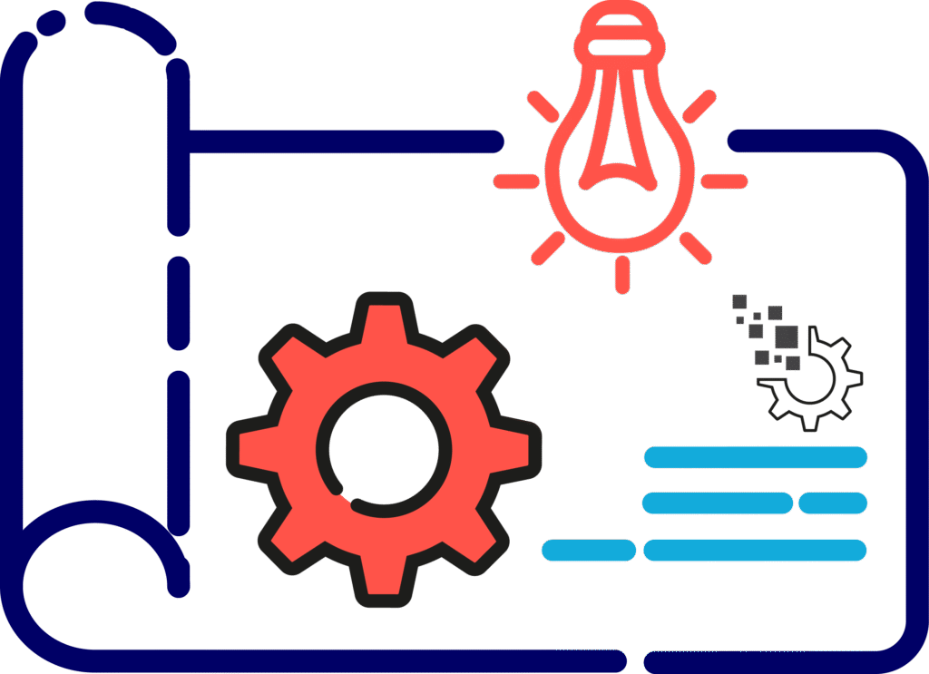 -illustration type d'un plan de de piece mecanique, qui fait reference à l'ingenierie conception produit industriel. -typical illustration of a mechanical part drawing, which refers to industrial product design engineering.
